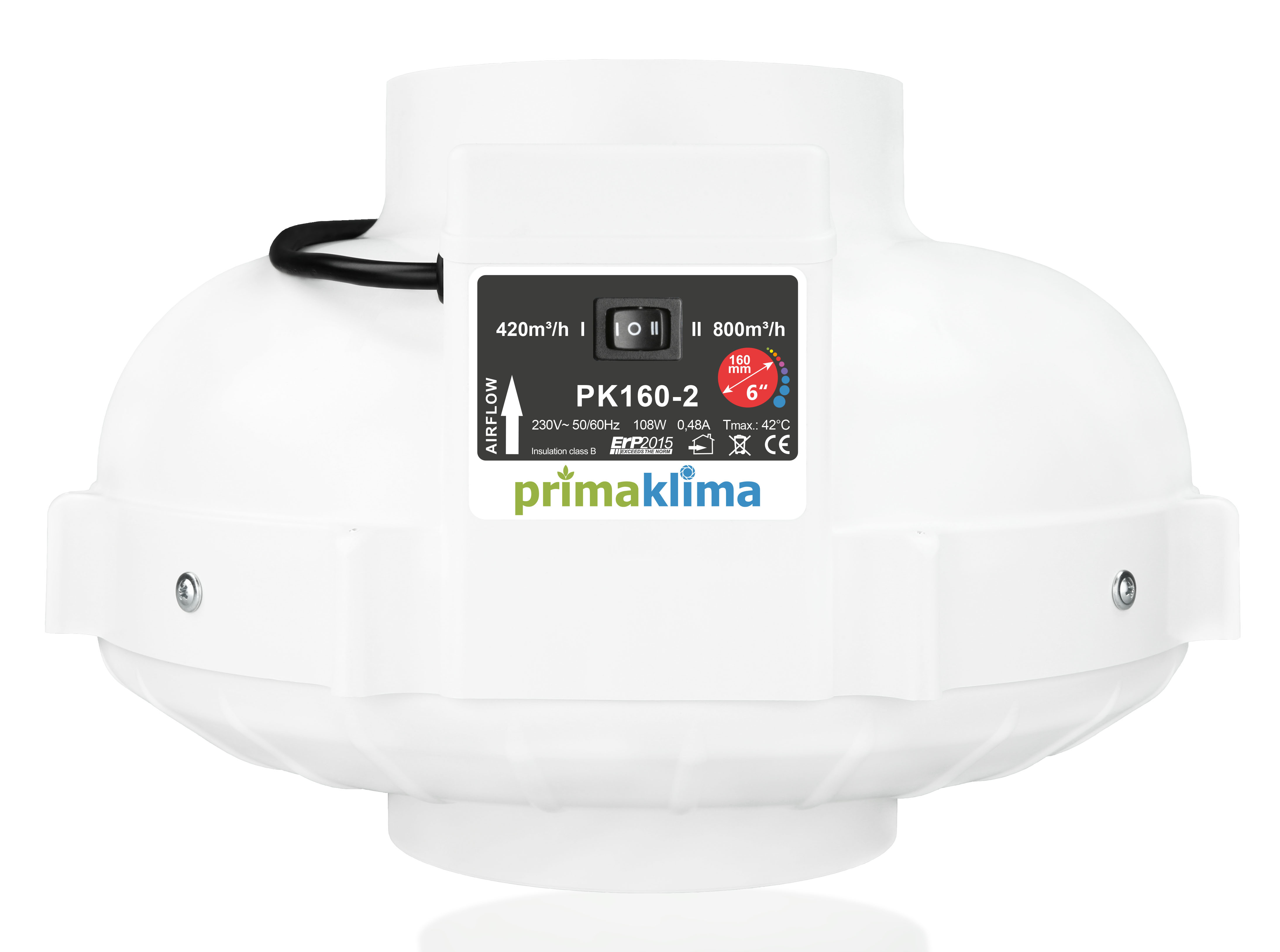 Prima Klima Rohrlüfter PK160-2